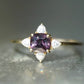 Natural Spinel 14K Solid Gold Ring