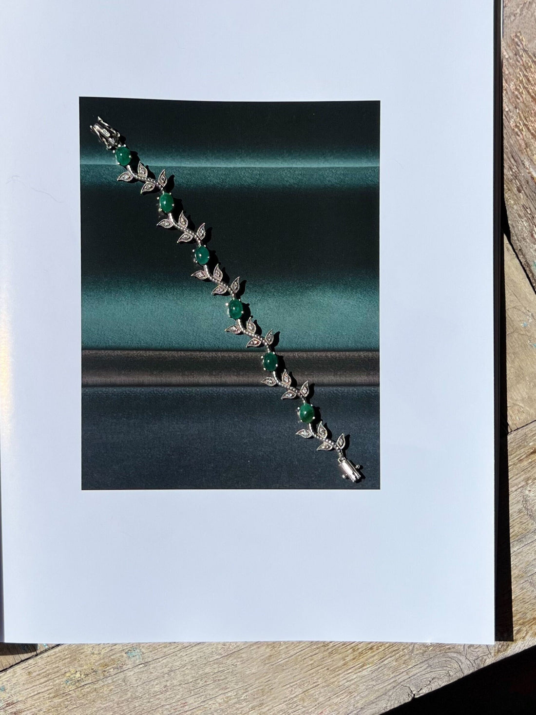 Natural Emeralds and Diamonds Bracelet Convertible to Necklace