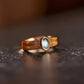 Moonstone 14k Solid Gold Ring