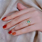 Victorian Emerald 18k Gold Ring