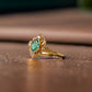 Victorian Emerald 18k Gold Ring