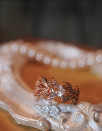 Morganite 18k Rose Gold Ring