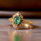 Victorian Emerald 18k Gold Ring