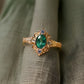 Victorian Emerald 18k Gold Ring