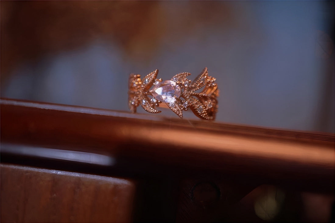 Morganite 18k Rose Gold Ring