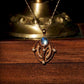 Blue Moonstone Art Nouveau 18K Solid Gold Pendant Necklace | Moonstone Pendant | Natural Gemstone Necklace  | moonstone pendant
