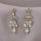 Maldives Natural Baroque Pearls Earrings