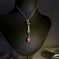 Rubellite Tourmaline Amulet Pendant Necklace