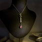 Rubellite Tourmaline Amulet Pendant Necklace