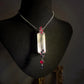 Natural Kunzite Necklace with Ruby and Sapphire