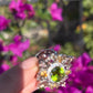Top-Grade Natural Burmese Peridot Cocktail Ring