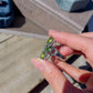 Natural Burmese Peridot Ring with Tourmaline Accents Cocktail Ring