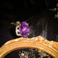 Vivid Violet Purple Amethyst Statement Ring