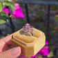Natural Candy Tourmaline Floral Ring