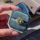 Top-Grade Natural Burmese Peridot Ring with Candy Tourmaline