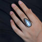 Natural Moonstone Rings in Sterling Silver