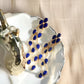 Lapis Lazuli Teardrop Tassel Earrings