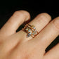 14K Solid Gold Natural Sri Lankan Sapphire Rings