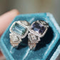 Bicolor Blue-Purple Color Change Sapphire Ring