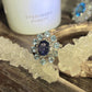 Sunstone Iolite & Aquamarine Statement Ring