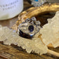 Sunstone Iolite & Aquamarine Statement Ring