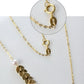 18K Solid Gold Akoya Pearl Lariat Necklace