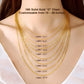 Customized 18K Solid Gold Chain Necklace
