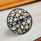 Natural Moonstone Rings in Sterling Silver