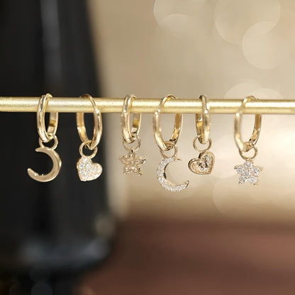 18K Solid Gold Tiny Hoop Earrings | 10mm, 12mm, 15mm Dainty Hoops for Everyday Wear | Perfect for Charms, Cartilage, and Minimalist Style