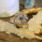 Sunstone Iolite & Aquamarine Statement Ring