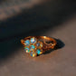 Opal Flower Ring in 18K Gold Vermeil