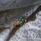 Opal Flower Ring in 18K Gold Vermeil