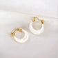Mother of Pearl Hoop Earrings