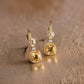 Small-Batch Artisanal Earrings with Natural Citrine and Topaz