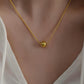 18K Solid Gold Minimalist Orb Necklace