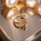 14K Gold Natural Tanzanite Ring