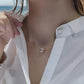 18K Solid Gold Icy Jadeite Jade & Diamonds Necklace