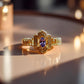 14K Gold Natural Tanzanite Ring