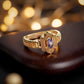14K Gold Natural Tanzanite Ring