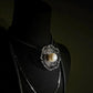 18k Solid White Gold South Sea Pearl Pendant with Diamonds