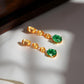 Classic Emerald Drop Earrings