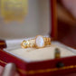 Mother of Pearl 18k Gold Vermeil Ring