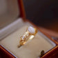 Mother of Pearl 18k Gold Vermeil Ring