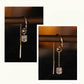 18K Solid Gold Diamond Threader Earrings