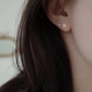 Diamond Climber Stud Earrings in 10K Solid Gold