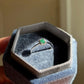 Natural Emerald Ring with White Sapphires