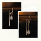 18K Solid Gold Diamond Threader Earrings