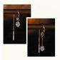 18K Solid Gold Diamond Threader Earrings