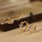 Quiet Luxury 18K Gold Huggie Hoops | Diamonds in D/E VS