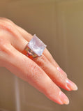 Natural Rose Quartz Ring